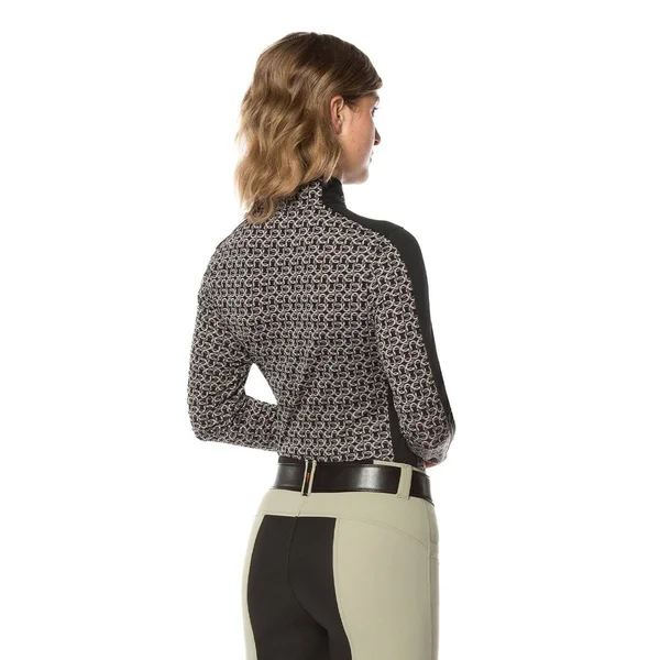 Kerrits Cool Ride Ice Fil Long Sleeve Shirt Print