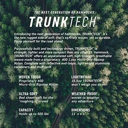 Grand Trunk TRUNKTECH Single Hammock, Aqua/Violet