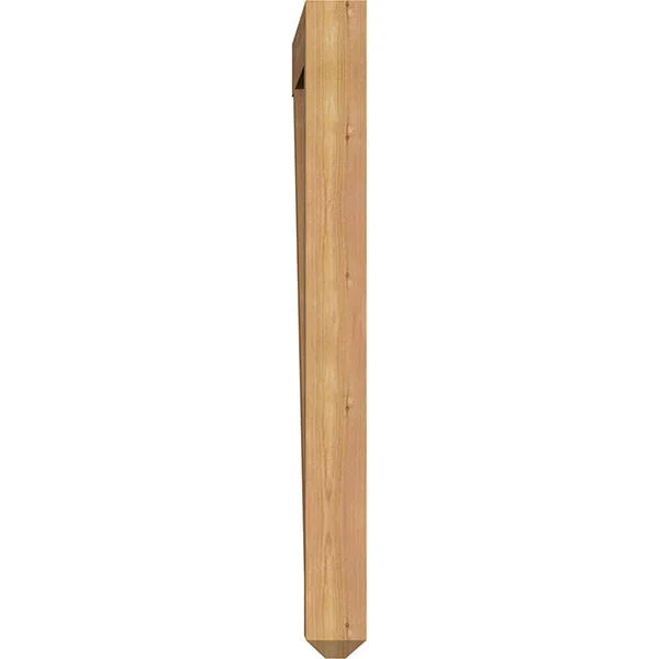 Ekena Millwork 3 1/2x22W x 34x22D x 38x22H Merced Craftsman Smooth BRACKET - Western Red Cedar