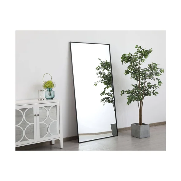 Elegant MR43672BK Metal Frame Rectangle Mirror 36 inch in Black