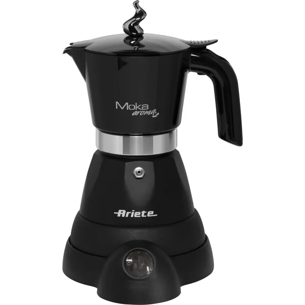 Ariete 1358 Freestanding Electric Mocha Pot Black 4 Cups