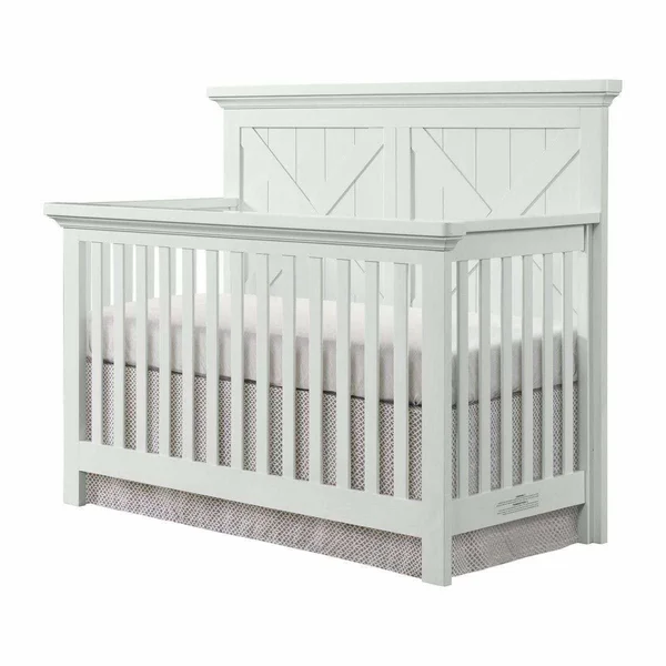Westwood Design Tahoe 4 in 1 Convertible Crib, Sea Shell, Blue
