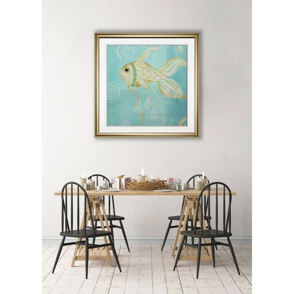 Whimsical Sea II -Framed Giclee Print - 16x16