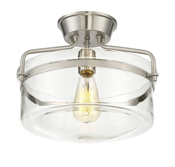 Trade Winds Gardner Ceiling Light in Brushed Nickel