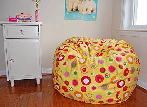 Ahh! Products Bubbly Citrus Cotton Washable Large Bean Bag Chair