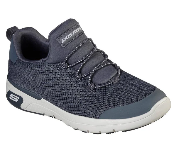 Skechers Women's Work Relaxed Fit: Marsing - Waiola SR Slip-On Shoes - Charcoal, 7.5
