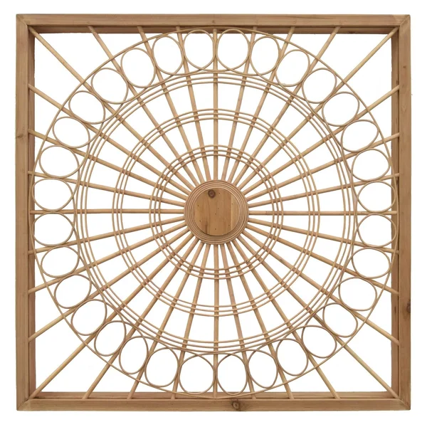 Plutus Brands PBTH92331 Wood/Bamboo Wall Art in Brown Wood