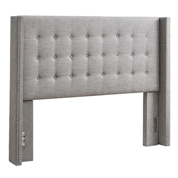 Melina Linen Wingback Headboard by Inspire Q Bold - Beige - King