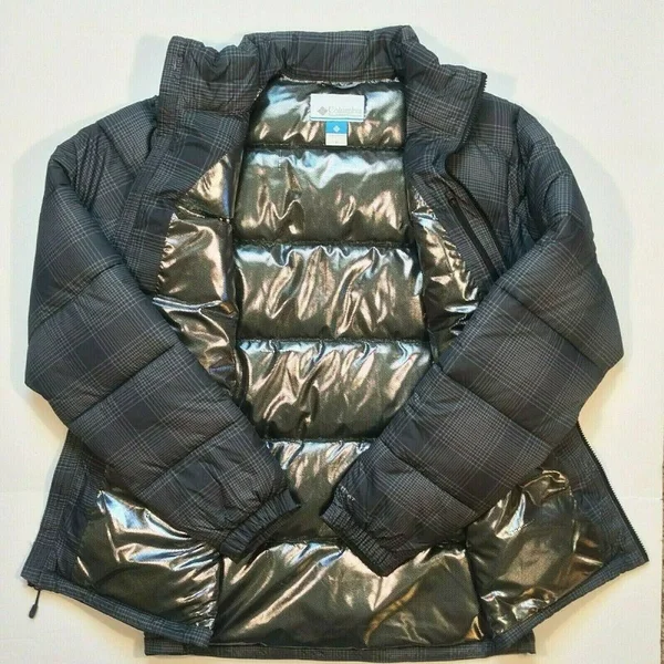 Columbia Men's Pike Lake Jacket, Black Check Print, Small