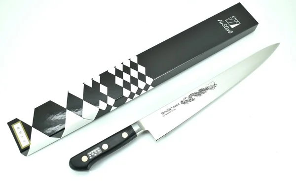 Misono Professional EU Sweden Steel, Sujihiki, w/Dragon Engraving 300 mm