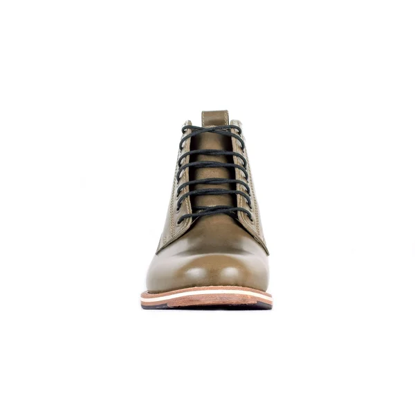 Helm The Zind Boots in Olive, Men's Size 9/EE, Babbo Leather