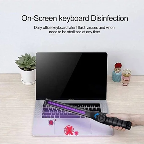 Global Pronex UV Light Sanitizer Wand Ultra Powerful Ultraviolet UVC Clean Lamp Rechargeable and Portable for Home and Travel