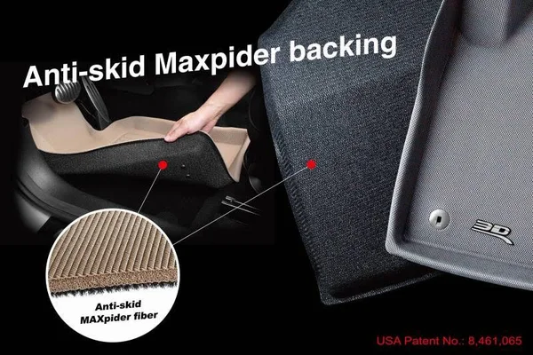 3D MAXpider L1TY04421509 Toyota 4Runner 2010-2013 Kagu Black R2 Floor