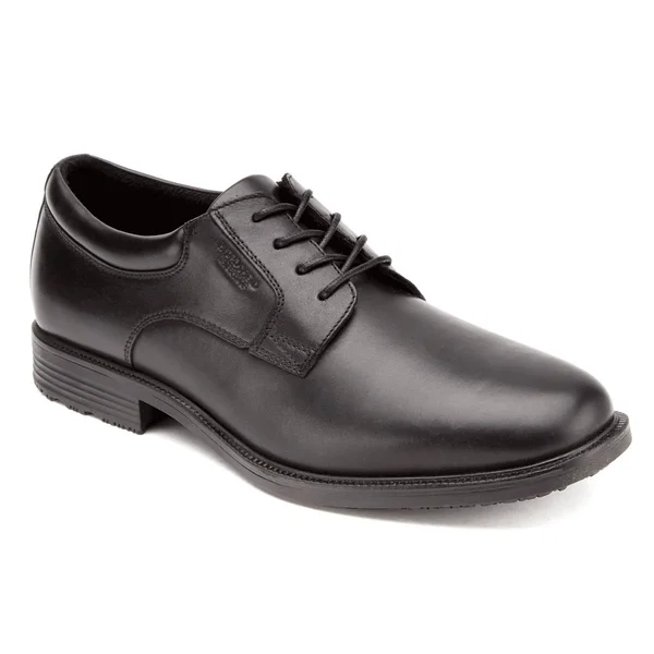 Rockport Essential Details WP Plain Toe, Men's, Black, Size: 9
