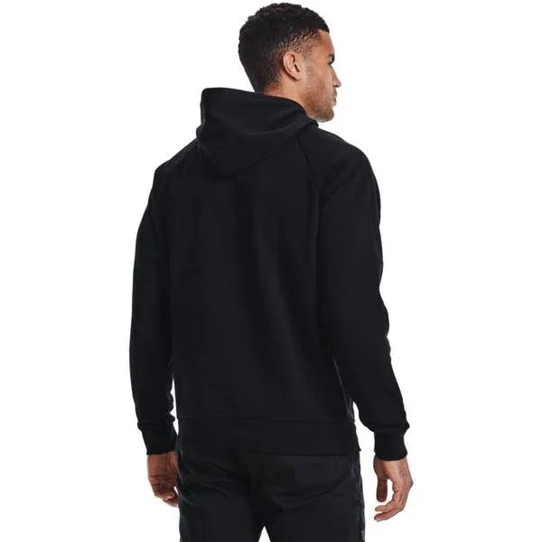 Under Armour Men's Rival Fleece Camo Logo Hoodie - Black - SM