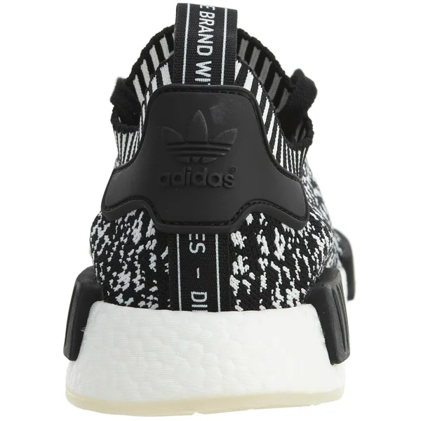 adidas Men's NMD R1 Primeknit Sneakers - Black/White, 8.5