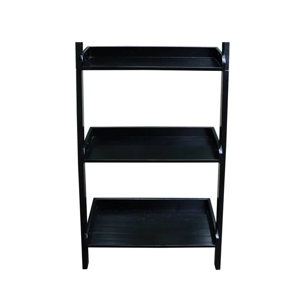 International Concepts Lean To Shelf Unit with 5 Shelves - Black