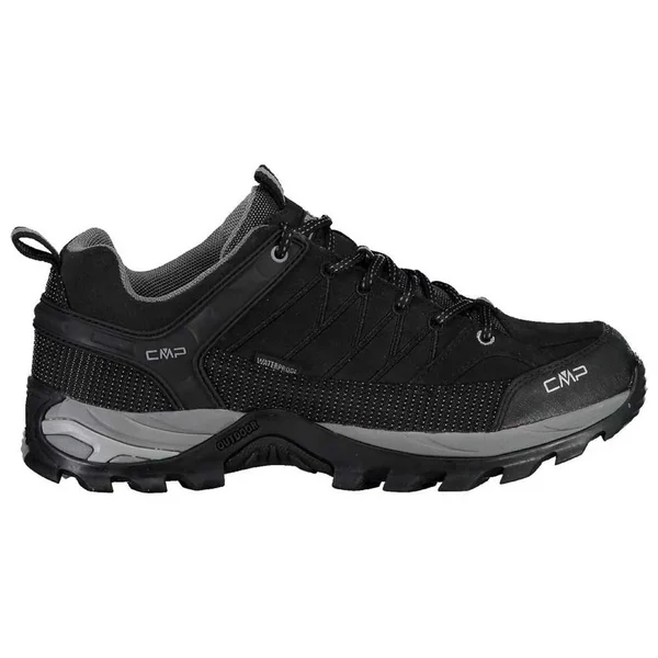Cmp Rigel Low Hiking Shoes Black Light Grey - 46