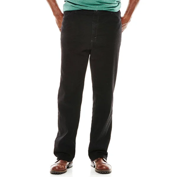 Lee Black Big & Tall Relaxed Straight Leg Custom Fit Jeans