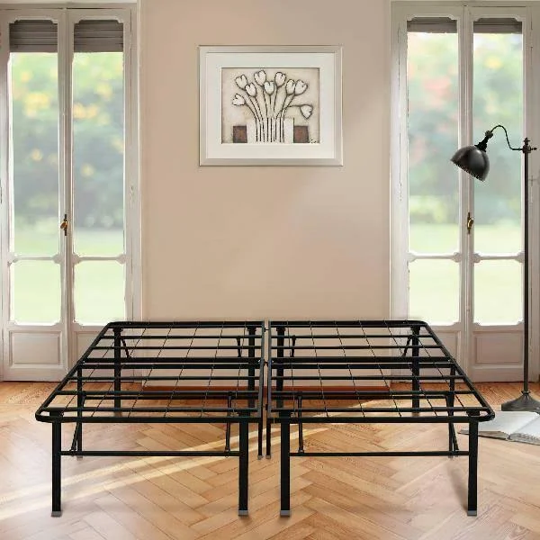 Premier 18x22 High Profile Platform Metal Base Foundation Bed Frame - Multiple Size