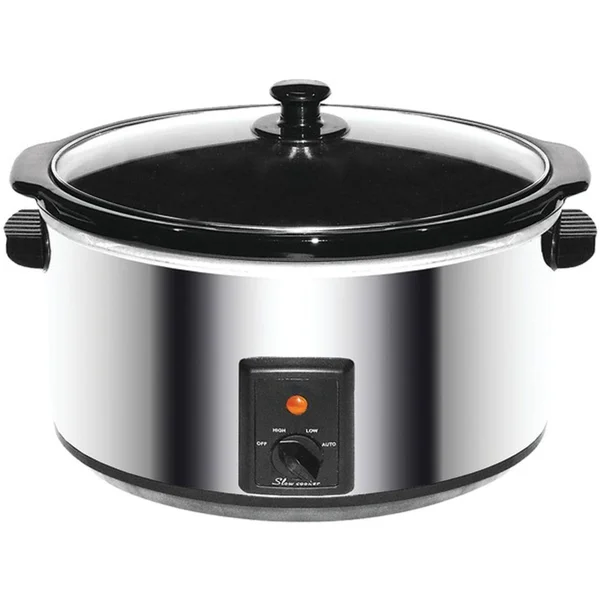 Brentwood SC-170S 8 Quart Slow Cooker, Stainless Steel