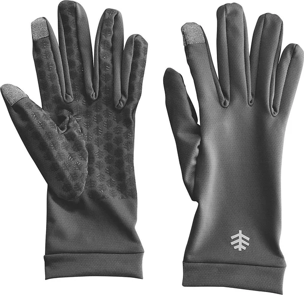 Coolibar UPF 50+ Men's Women's Gannett UV Gloves - Sun Protective