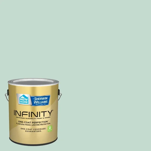 HGTV Home by Sherwin-Williams Infinity Eggshell Breaktime Hgsw2297 Interior Paint (1-Gallon), HGSW2297-636007