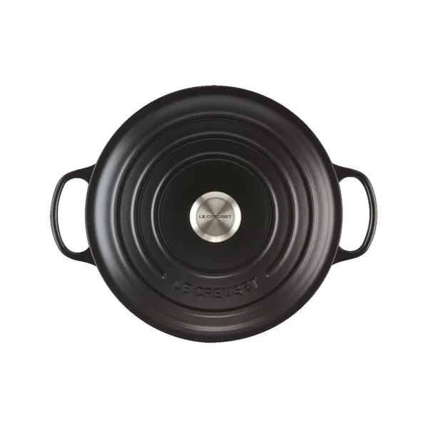 Le Creuset Round Casserole Cast Iron 22 cm Satin Black