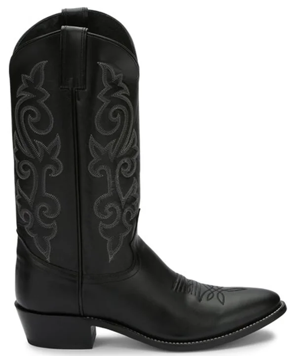 Justin Men's London Cowboy Western Boots - Black