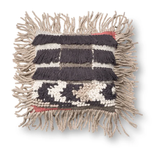 Loloi Grey - Multi Pillow P0093 18x22 x 18x22 - Down