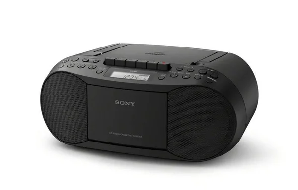 Portable Stereo Player CD Cassette MP3 Boombox Audio Am/fm Radio Player Black US