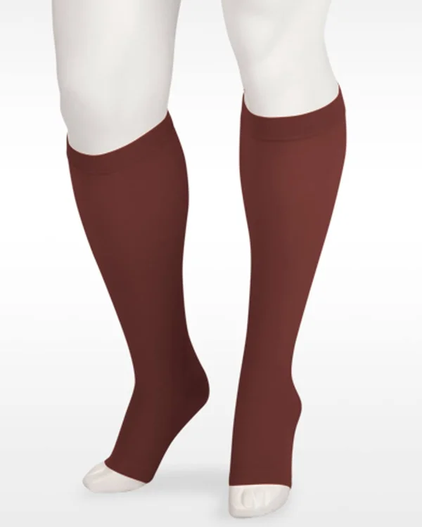 Juzo Soft 30-40 mmHg Open Toe Knee High - III, Regular, Navy