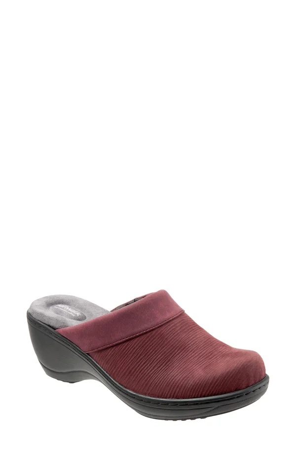 Softwalk Women's Murietta - Size: 6.5, Burgundy Nubuck