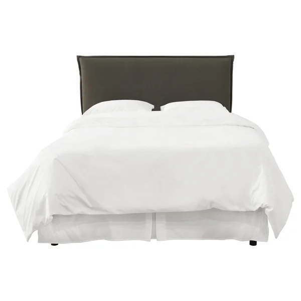 California King French Slipcover Headboard - Linen Slate - Nate Berkus