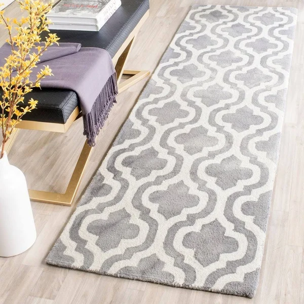Safavieh Dip Dye DDY537K Blue - Ivory Rug 2&3x22 x 6& Runner