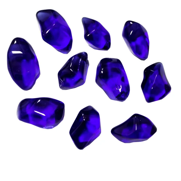 Smooth Fire Glass - Royal Blue