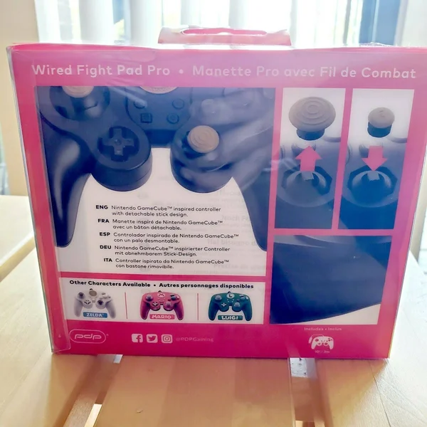 PDP Official Nintendo Switch Wired Fight Pad Pro Controller Link Edition Black