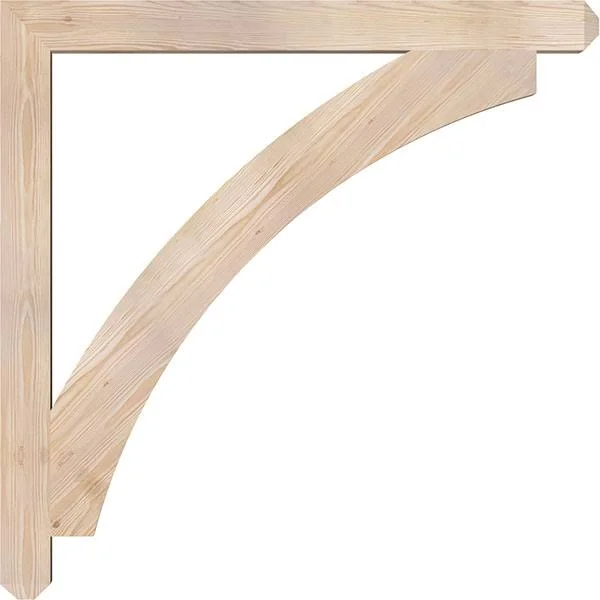 3 1/2x22W x 42x22D x 42x22H Thorton Craftsman Smooth BRACKET - Douglas Fir