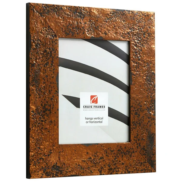 Craig Frames Hudson, Distressed Copper Picture Frame, 14 x 22 inch, Bronze