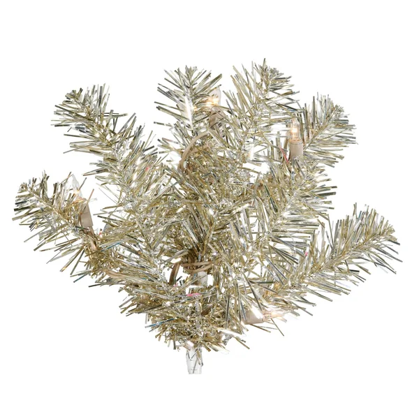 Vickerman 5& Champagne Artificial Christmas Tree with 200 Clear Lights