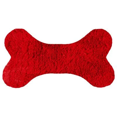 Yves Bone Pet Dog Toy Pillow Tucker Murphy Pet Color: Red