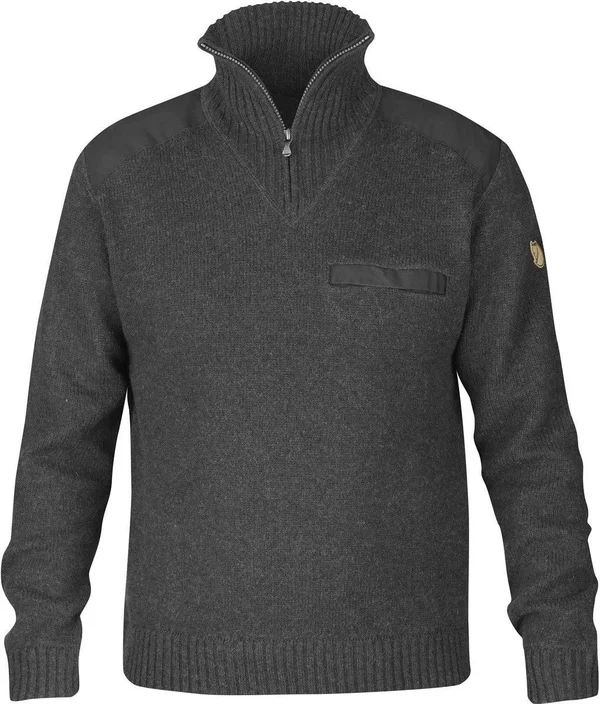 Fjallraven Koster Sweater - Men's Dark Grey - L