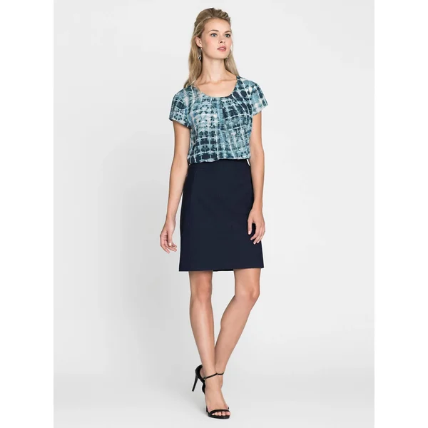 Wonderstretch Skirt Pants - Nic+Zoe 12, Dark Indigo