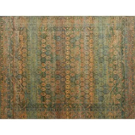 Bloomsbury Market Zanders Lagoon/Fiesta Area Rug - Size: Rectangle 5&3 inch x 7&4 inch