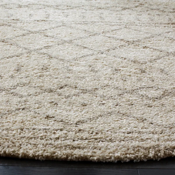 Safavieh Arizona Shag Rug Collection ASG741Y - Ivory - Green - 8& x 10&