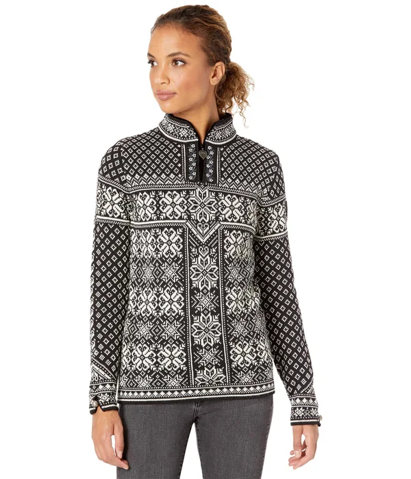 Dale of Norway Peace Feminine Sweater Womens Black/Off White S