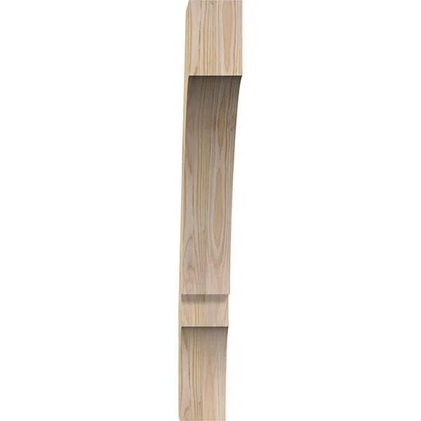 Ekena Millwork 4x22W x 30x22D x 34x22H Balboa Rough Sawn Brace - Douglas Fir
