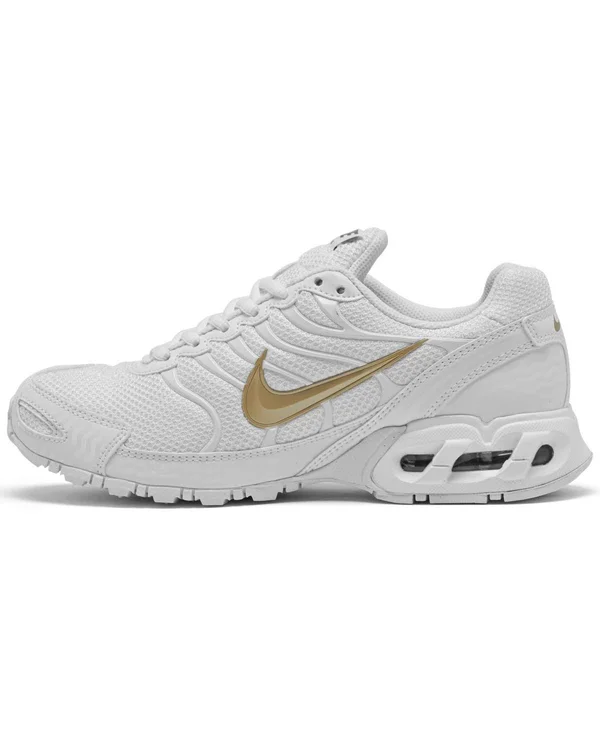 Nike Air Max Torch 4 Womens Shoes Size 10, Color: White/Gold, Women's