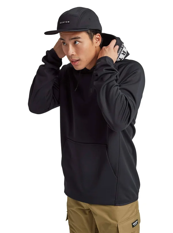 Burton Crown Weatherproof Pullover Fleece - Men's True Black, L