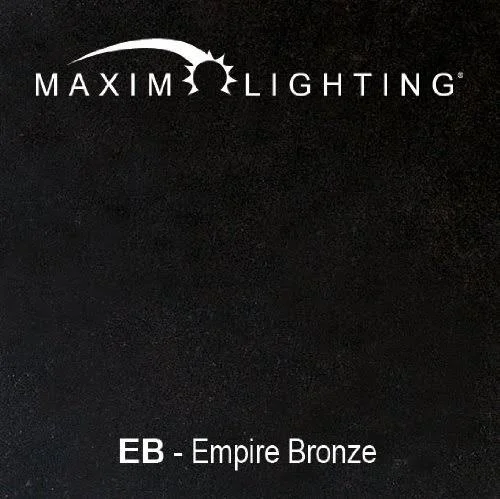 Maxim 35001EB, Wharf, 1-Light Outdoor Wall Lantern, Empire Bronze